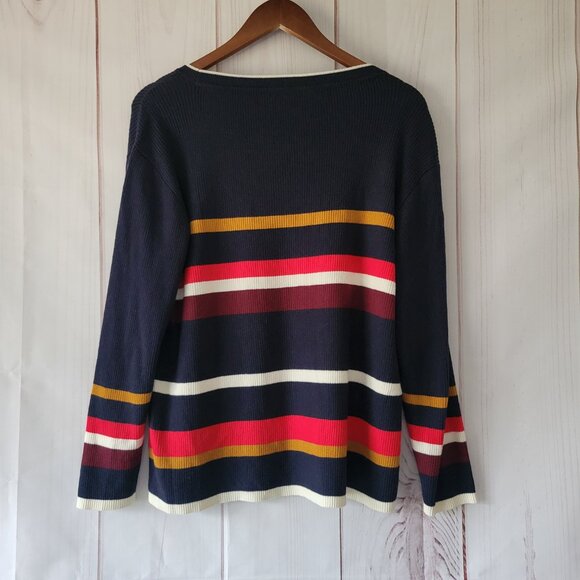 Vintage Y2K Tommy Hilfiger, Women’s L Classic Crewneck Sweater - Picture 3 of 7